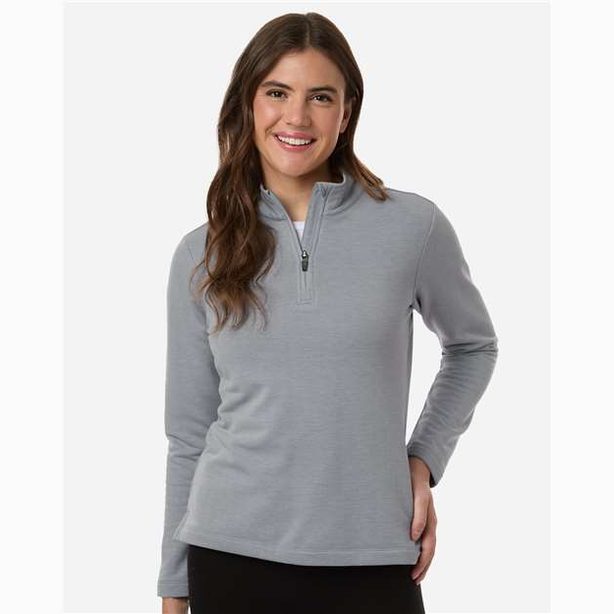 AllPro Women's Stretch Quarter-Zip Fleece Pullover-3
