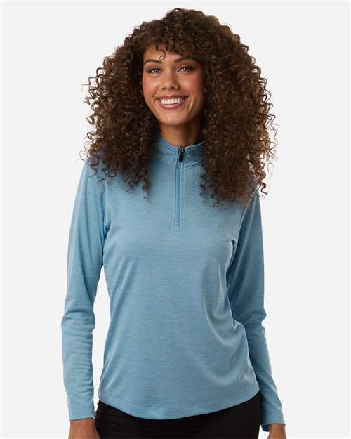 AllPro Women's Pro-Lock Performance Mélange Quarter-Zip Pullover-3