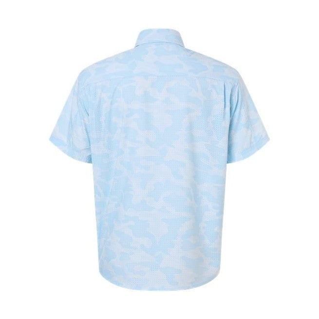 HUK Men's Tidepoint Printed Short Sleeve Shirt-2