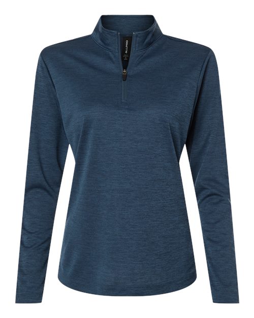 AllPro Women's Pro-Lock Performance Mélange Quarter-Zip Pullover-1