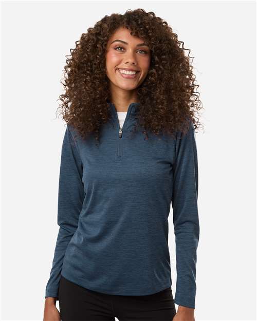 AllPro Women's Pro-Lock Performance Mélange Quarter-Zip Pullover-2