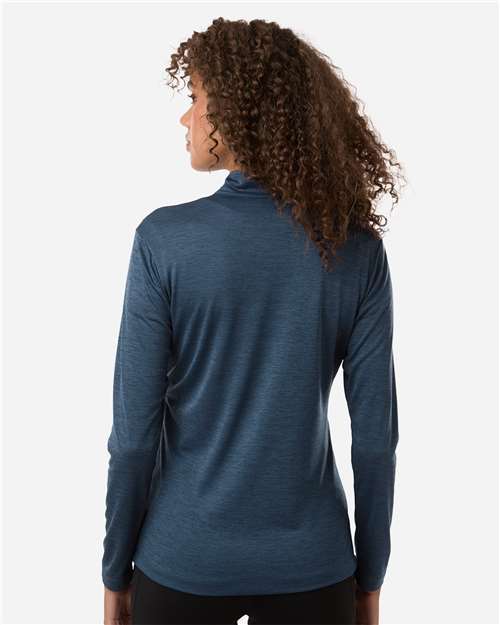 AllPro Women's Pro-Lock Performance Mélange Quarter-Zip Pullover-4