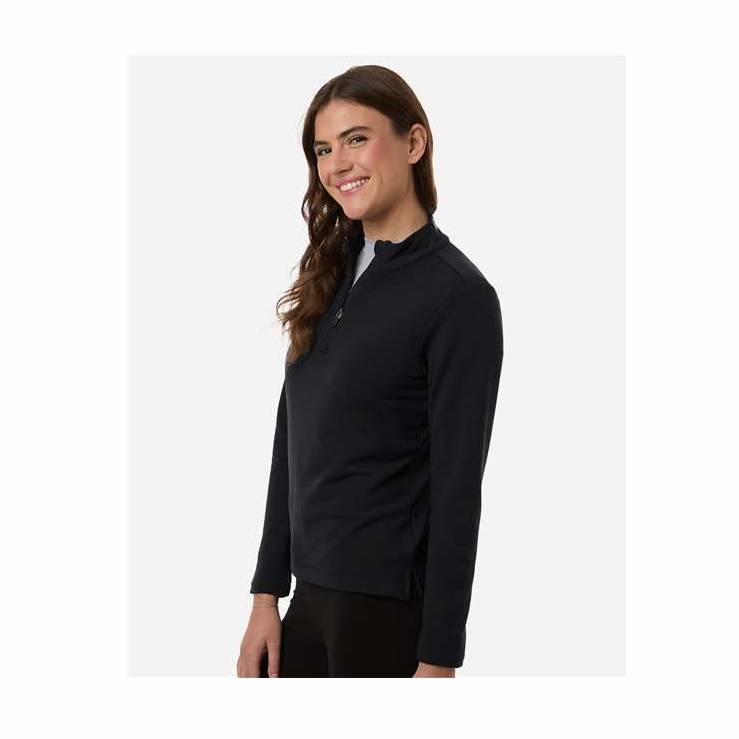 AllPro Women's Stretch Quarter-Zip Fleece Pullover-4
