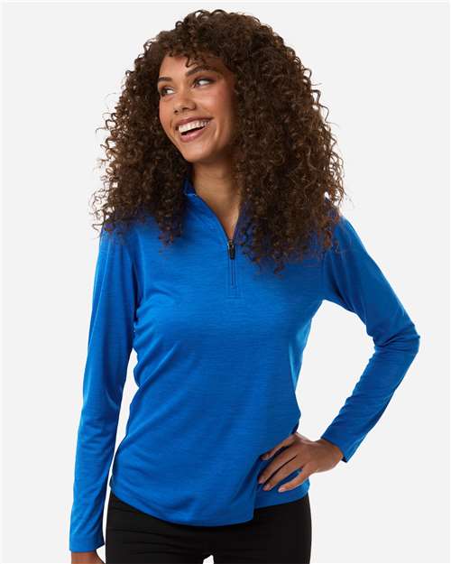 AllPro Women's Pro-Lock Performance Mélange Quarter-Zip Pullover-3
