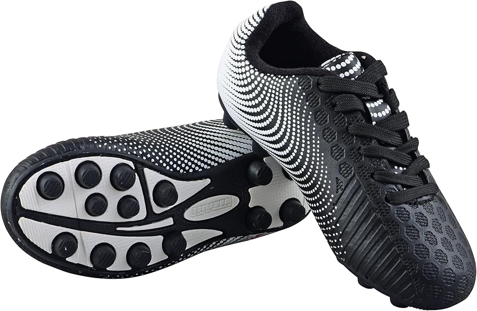 Vizari Youth Stealth Firm Ground Soccer Shoes-1
