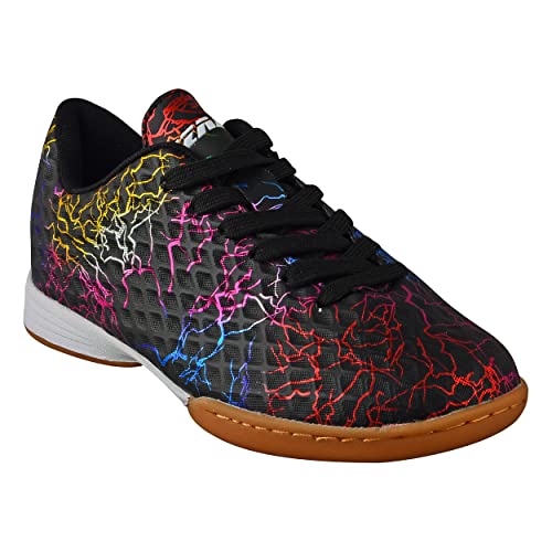 Vizari Kids Zodiac JR ID Indoor Soccer Shoes for Boys and Girls (Black,1.5)-2