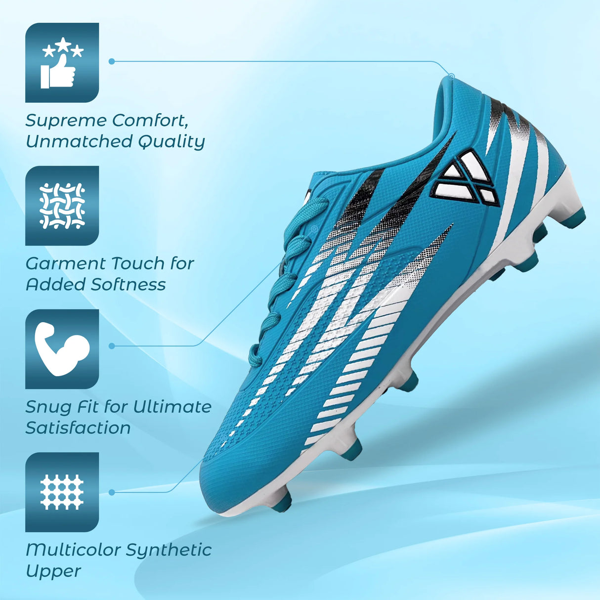 Vizari Bodega Junior Firm Ground Soccer Cleats-2