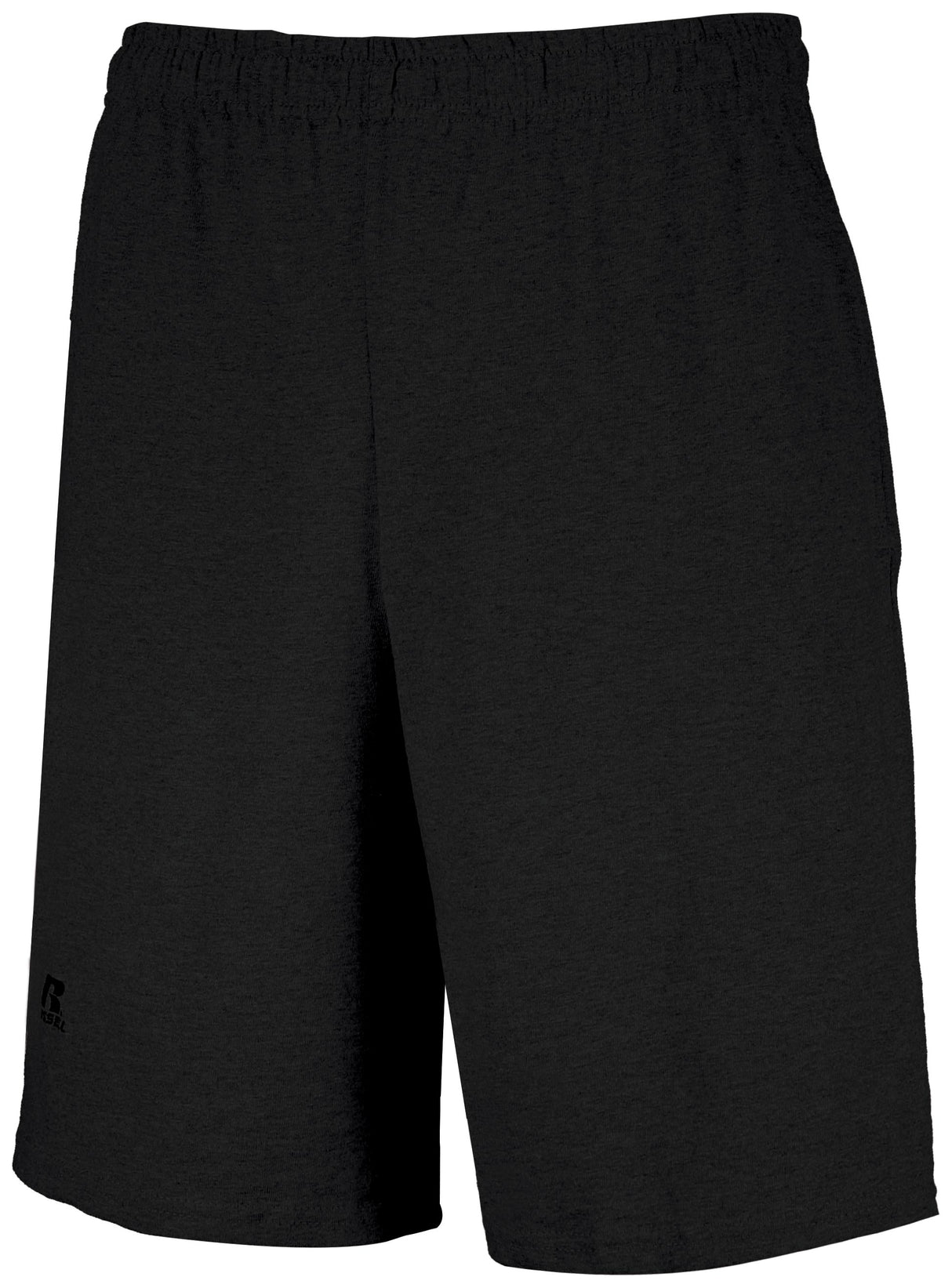 Russell Athletic Men's Essential Jersey Cotton 10" Shorts with Pockets Mens Apparel Shorts