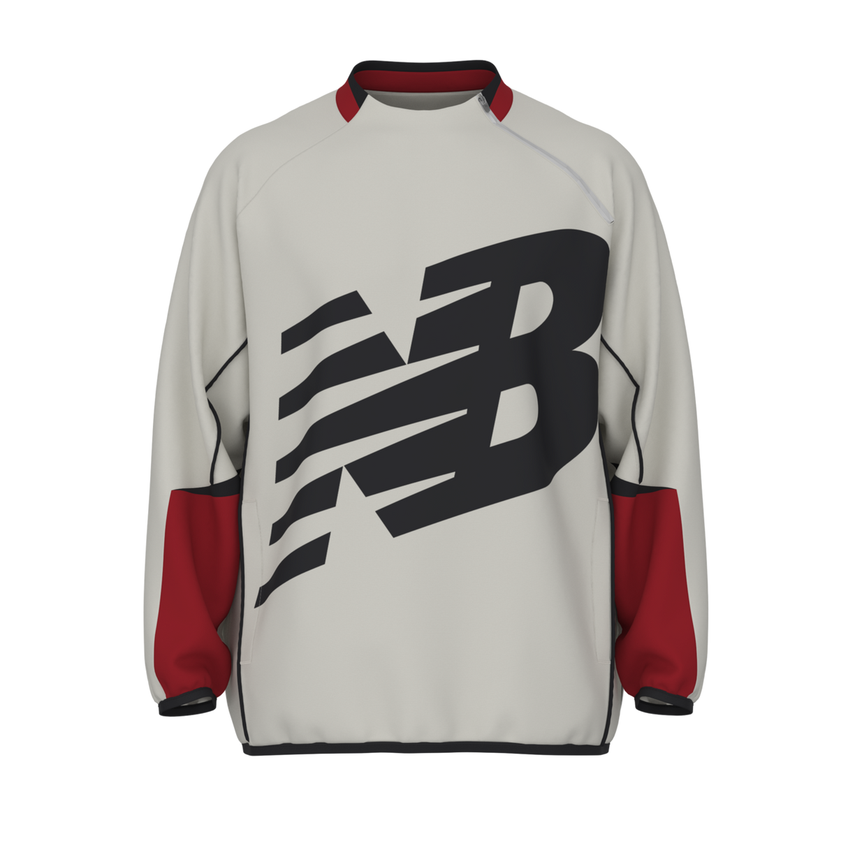 New Balance Men's Basketball Windbreaker Pullover Top