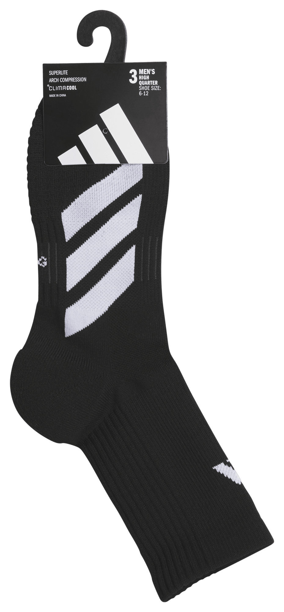 adidas Men's EVO 3-Pack High Quarter Sock-6