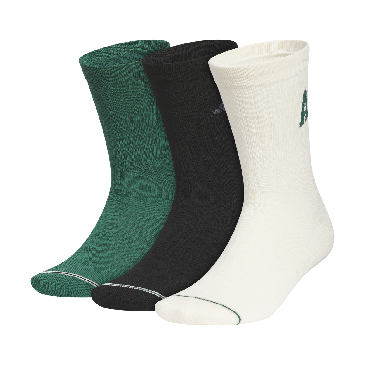 adidas Men's Foundation Sport 3.0 3-Pack Crew Sock Unisex Accessories Socks