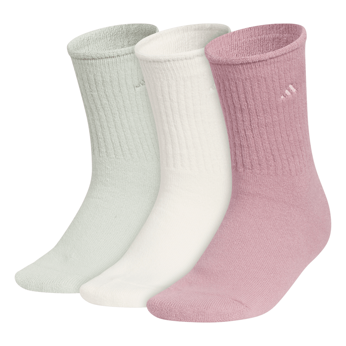 adidas Women's Cushioned Comfort 3.0 3-Pack Crew Sock-1