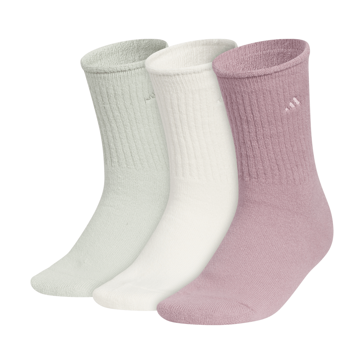 adidas Women's Cushioned Comfort 3.0 3-Pack Crew Sock-1