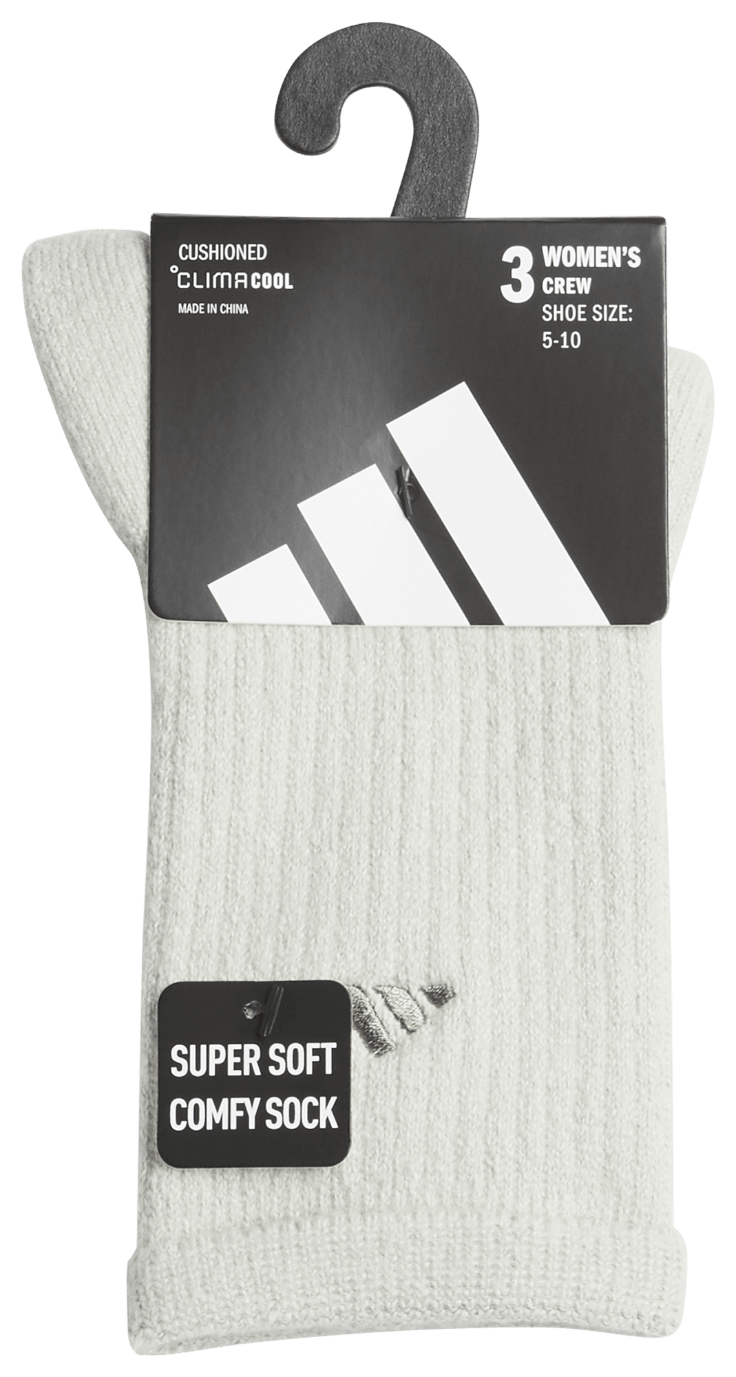 adidas Women's Cushioned Comfort 3.0 3-Pack Crew Sock-6
