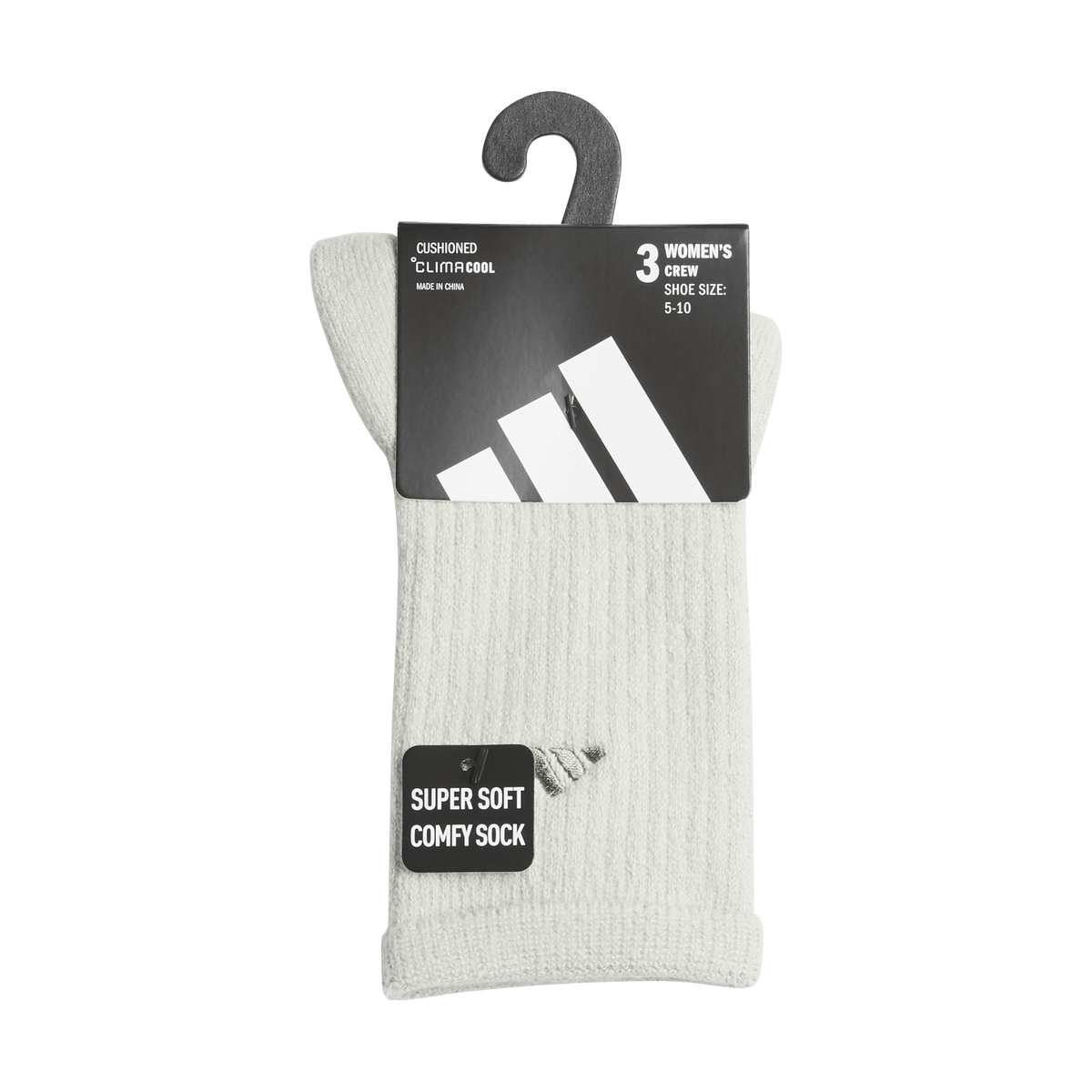 adidas Women's Cushioned Comfort 3.0 3-Pack Crew Sock-6