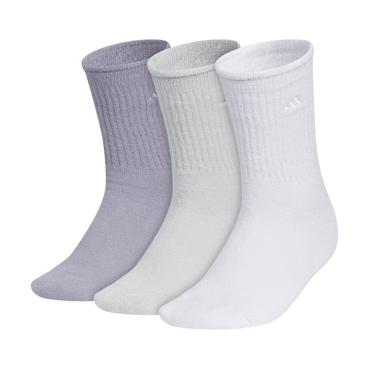 adidas Women's Cushioned Comfort 3.0 3-Pack Crew Sock-1