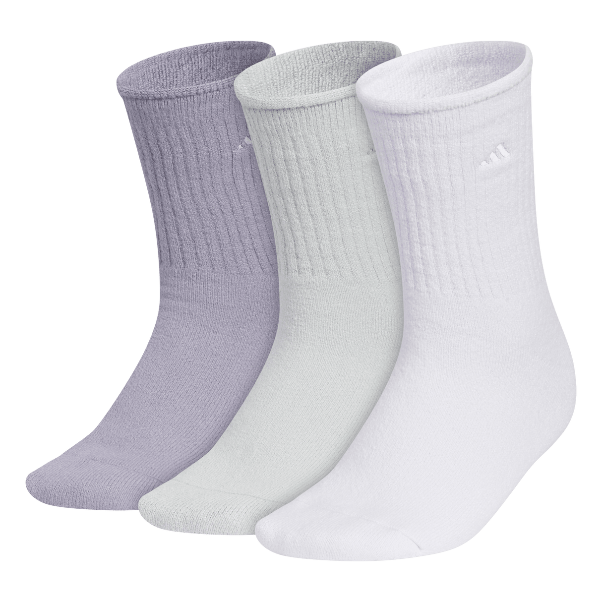 adidas Women's Cushioned Comfort 3.0 3-Pack Crew Sock-1
