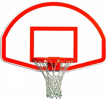 Trigon Sports Basketball Fan-Shape Backboard