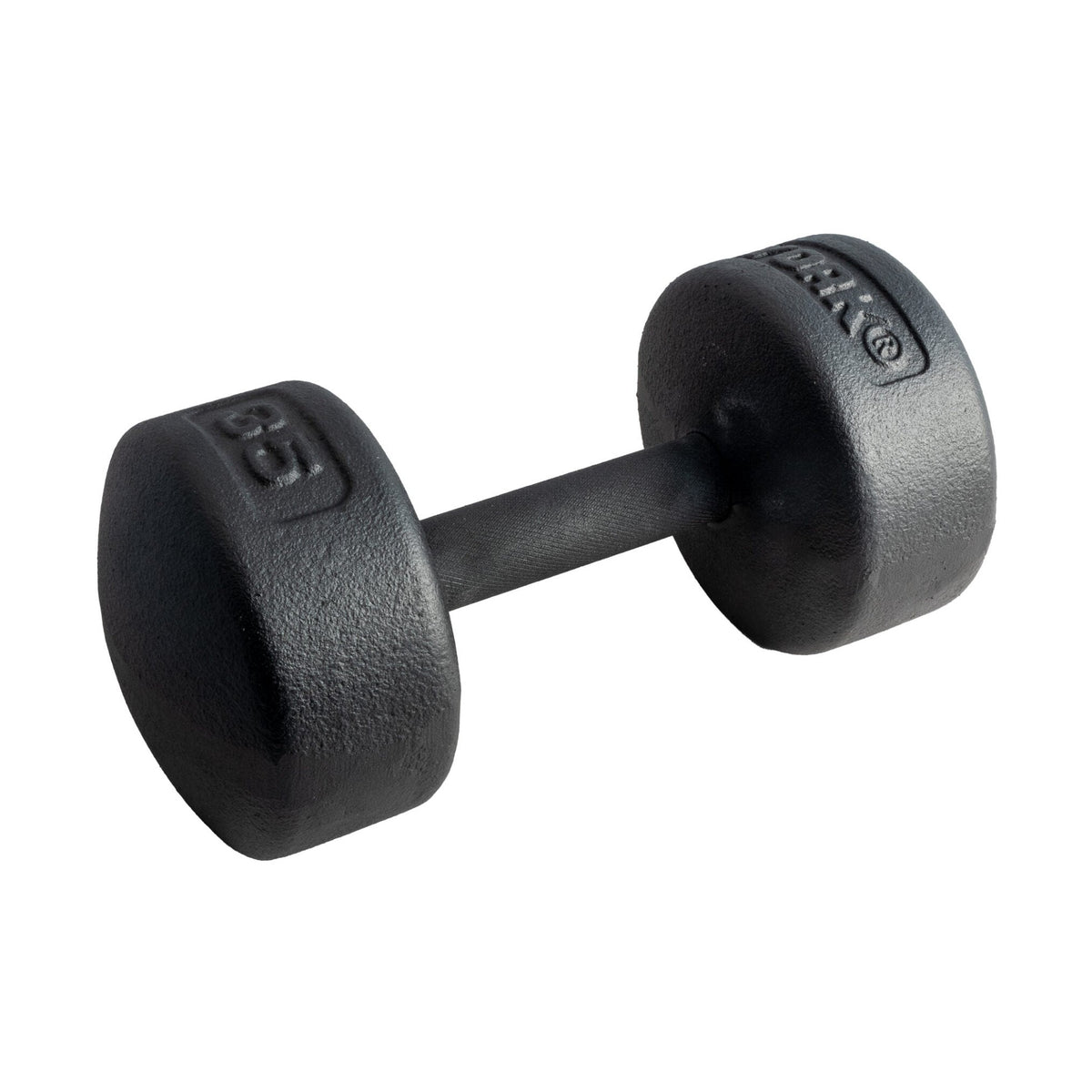 York Barbell Legacy Solid Round Dumbbell-1