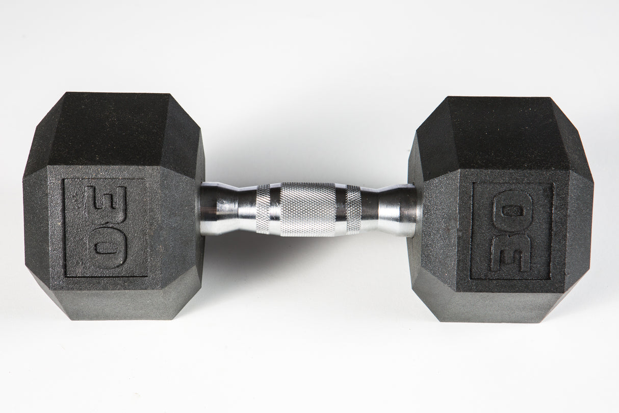 York Barbell PVC Hex Dumbbell – Chrome Ergo Handle-1