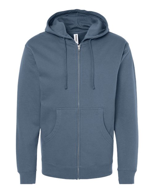 Independent Trading Co. Men's Midweight Full-Zip Hooded Sweatshirt-1