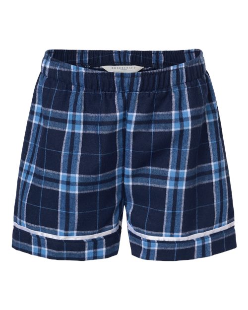 Boxercraft Youth Flannel Shorts-1