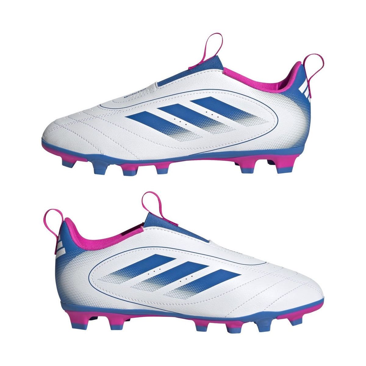 adidas Youth Goletto IX Firm/Multi-Ground Laceless Soccer Cleats-9
