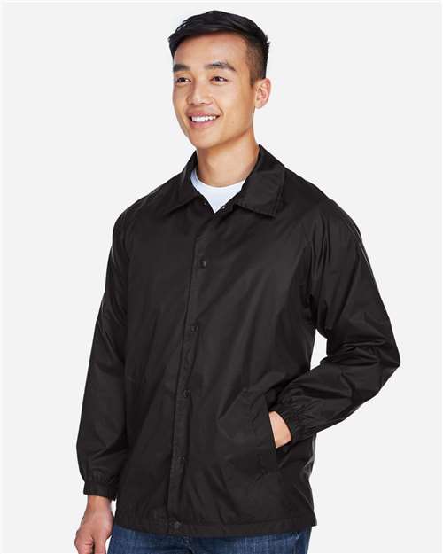 Harriton Men's Nylon Staff Jacket-4