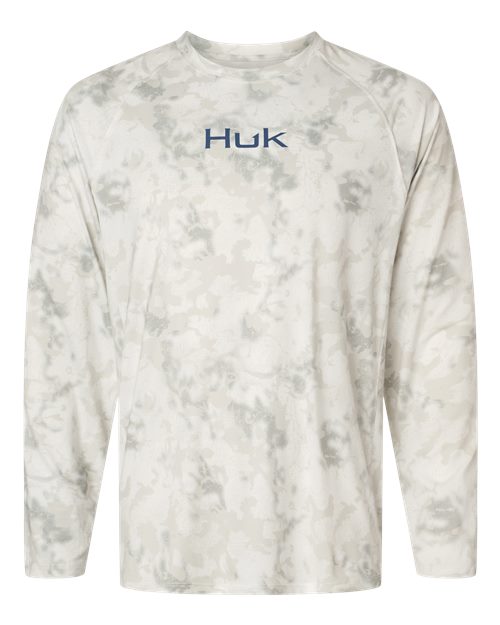 HUK Men's Airweight KS Printed Crewneck Pullover-1