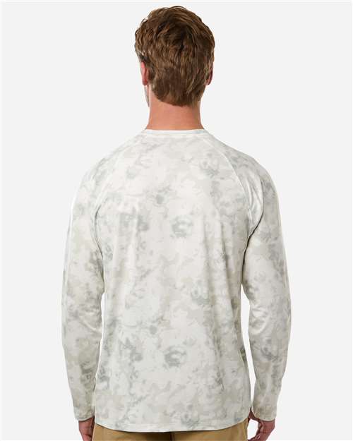 HUK Men's Airweight KS Printed Crewneck Pullover-5