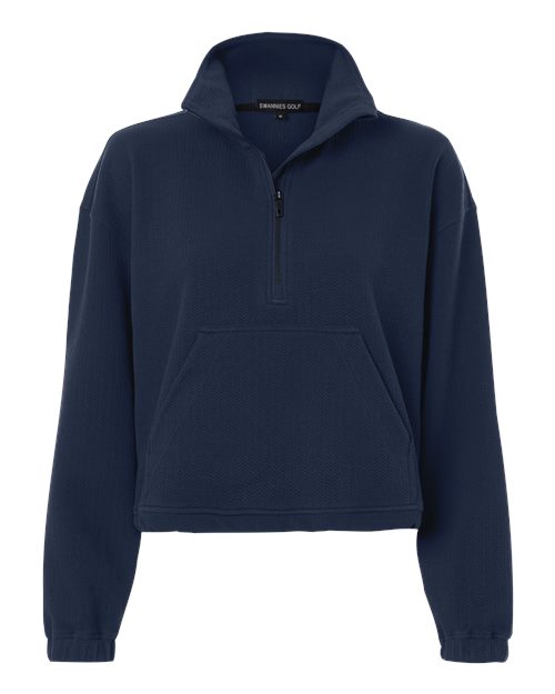 Swannies Women's Kenna Quarter-Zip Pullover-1
