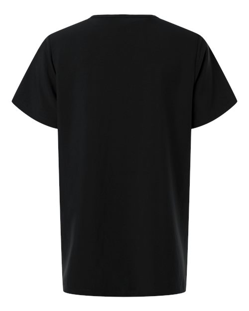 Hanes Women's V-Neck 1 Pocket Scrub Top-2