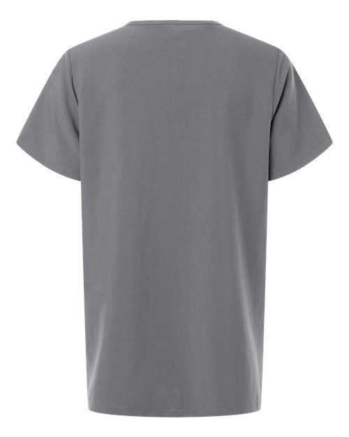 Hanes Women's V-Neck 1 Pocket Scrub Top-2