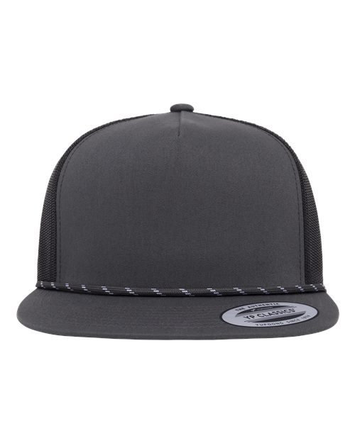 YP Classics Classic Five-Panel Trucker Rope Cap-1