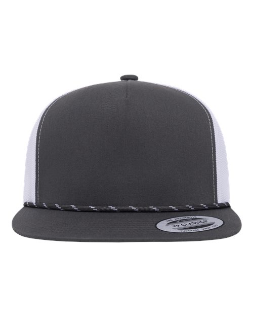 YP Classics Classic Five-Panel Trucker Rope Cap-1