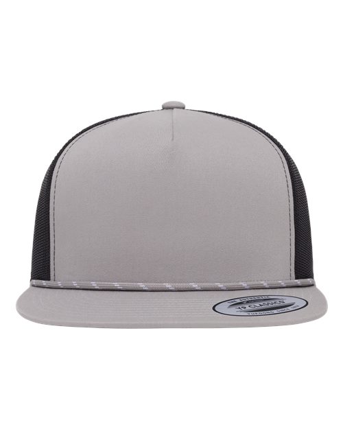 YP Classics Classic Five-Panel Trucker Rope Cap-1