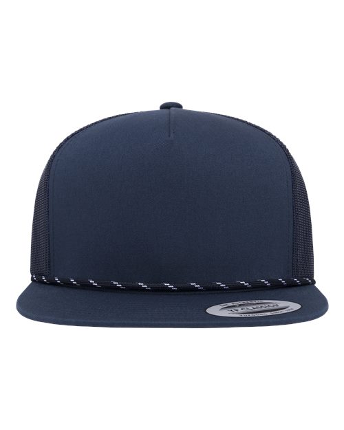 YP Classics Classic Five-Panel Trucker Rope Cap-1