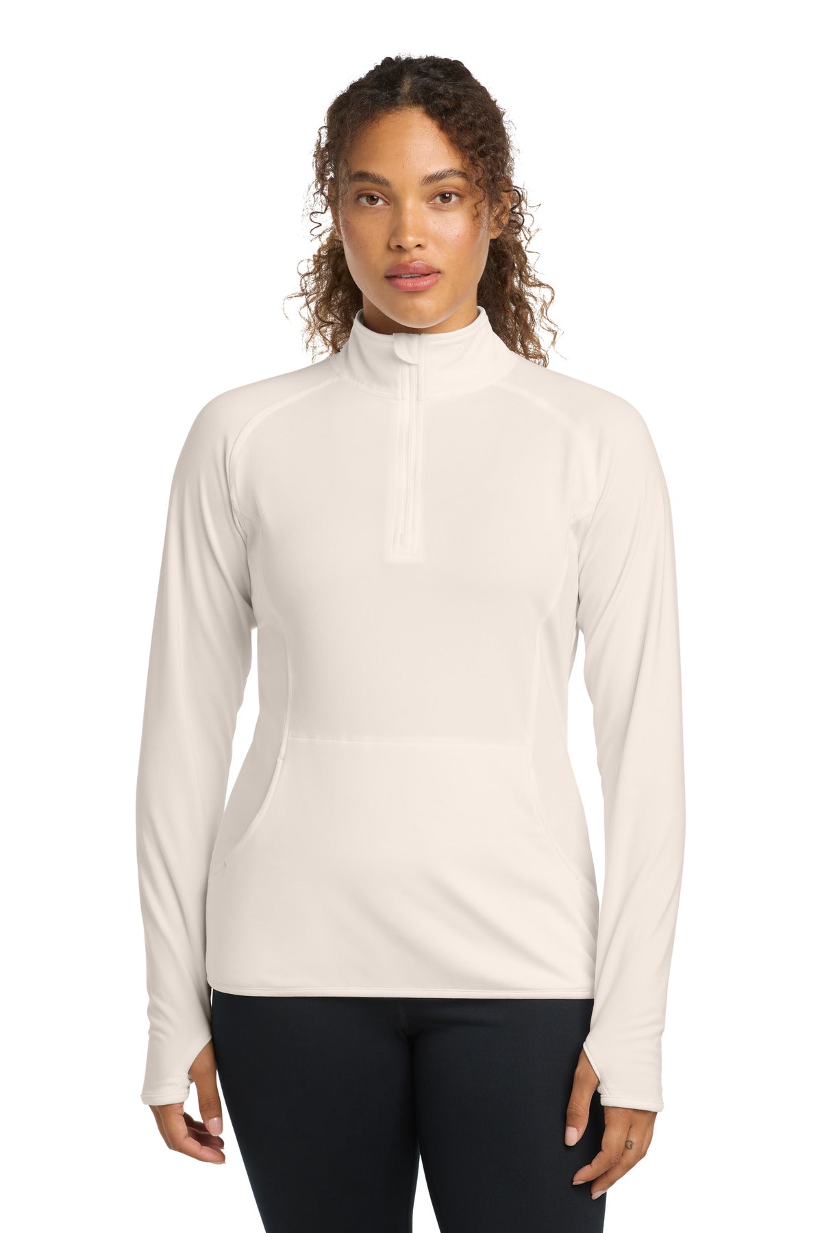Sport-Tek Women's Sport-Wick Stretch 1/4-Zip Pullover