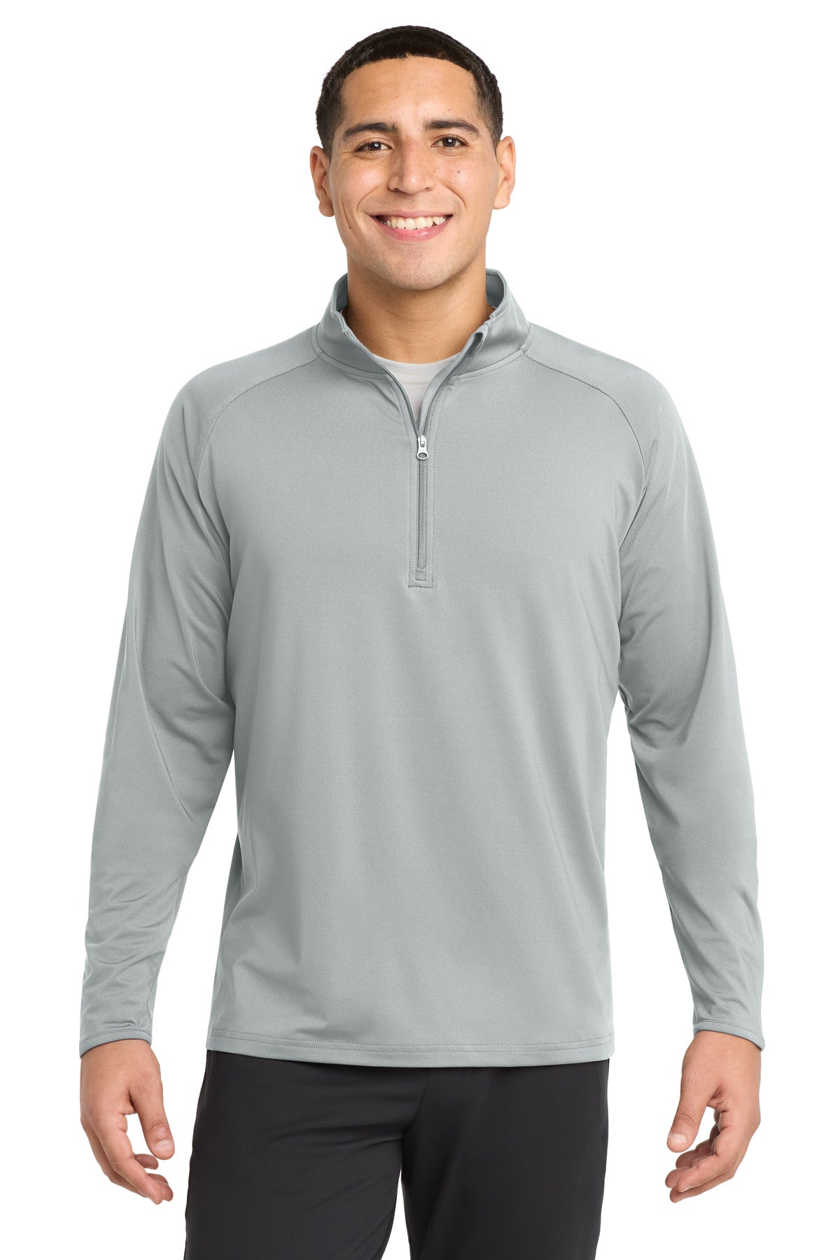 Sport-Tek Men's Sport-Wick Stretch 1/4-Zip Pullover