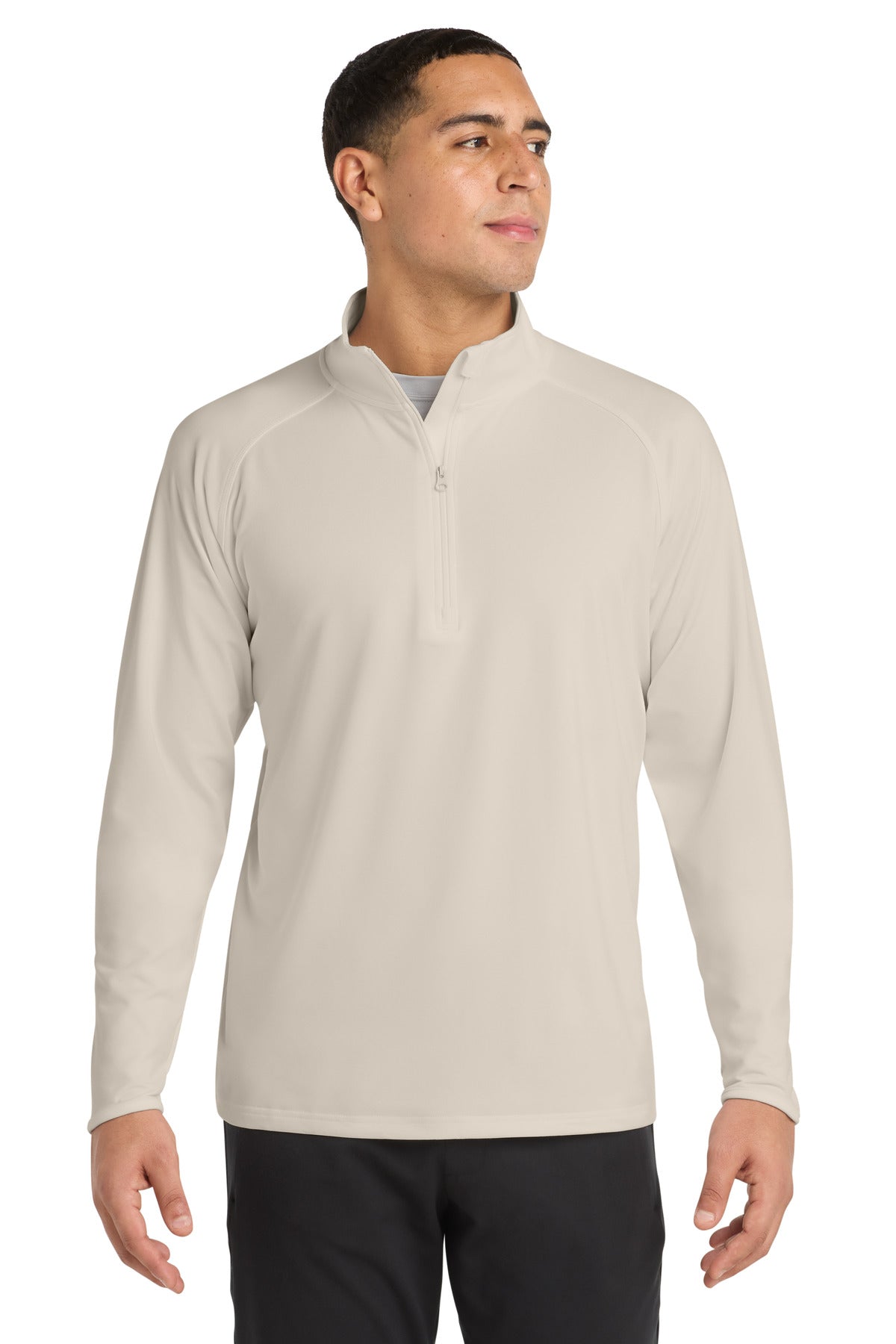 Sport-Tek Men's Sport-Wick Stretch 1/4-Zip Pullover