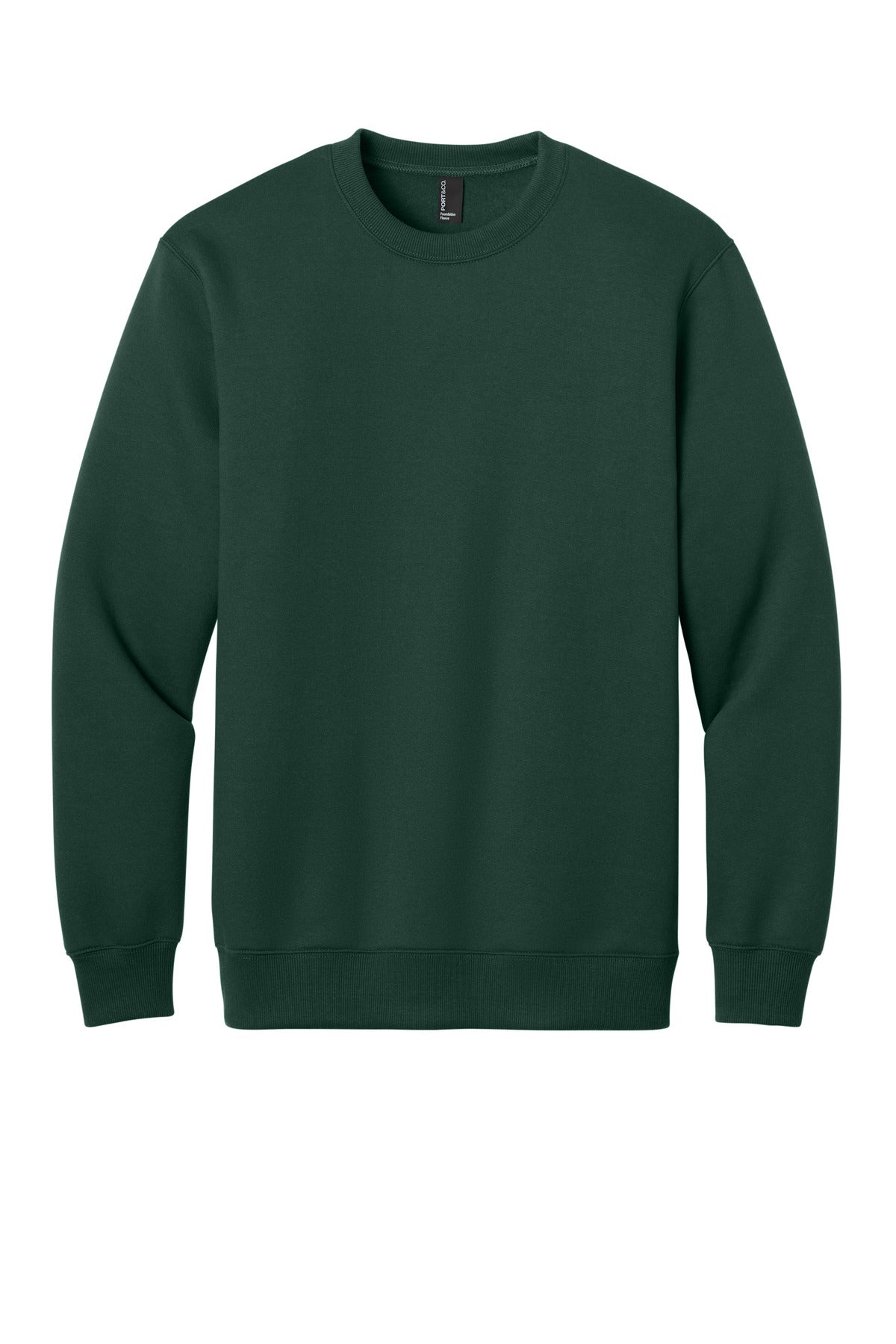 Port & Co Men's Foundation Fleece Pullover Crewneck Sweatshirt PC107