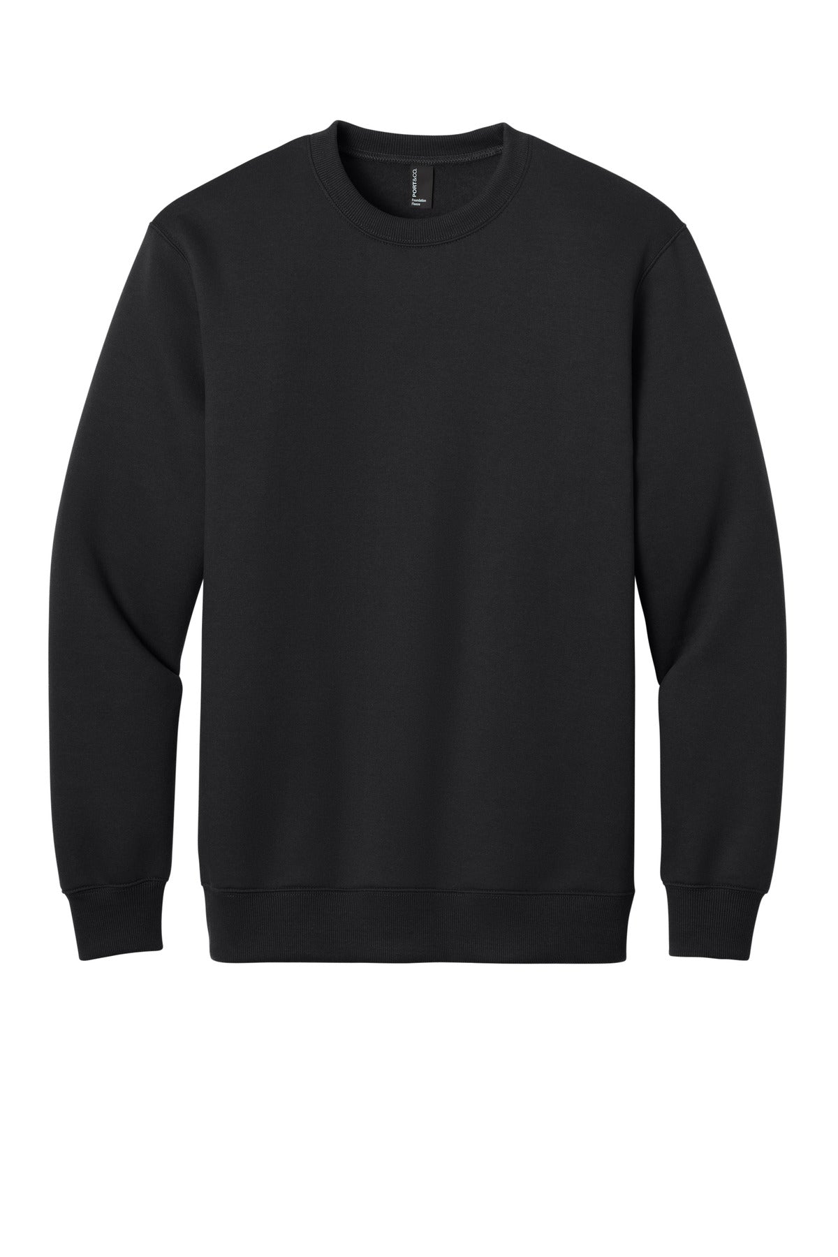 Port & Co Men's Foundation Fleece Pullover Crewneck Sweatshirt PC107