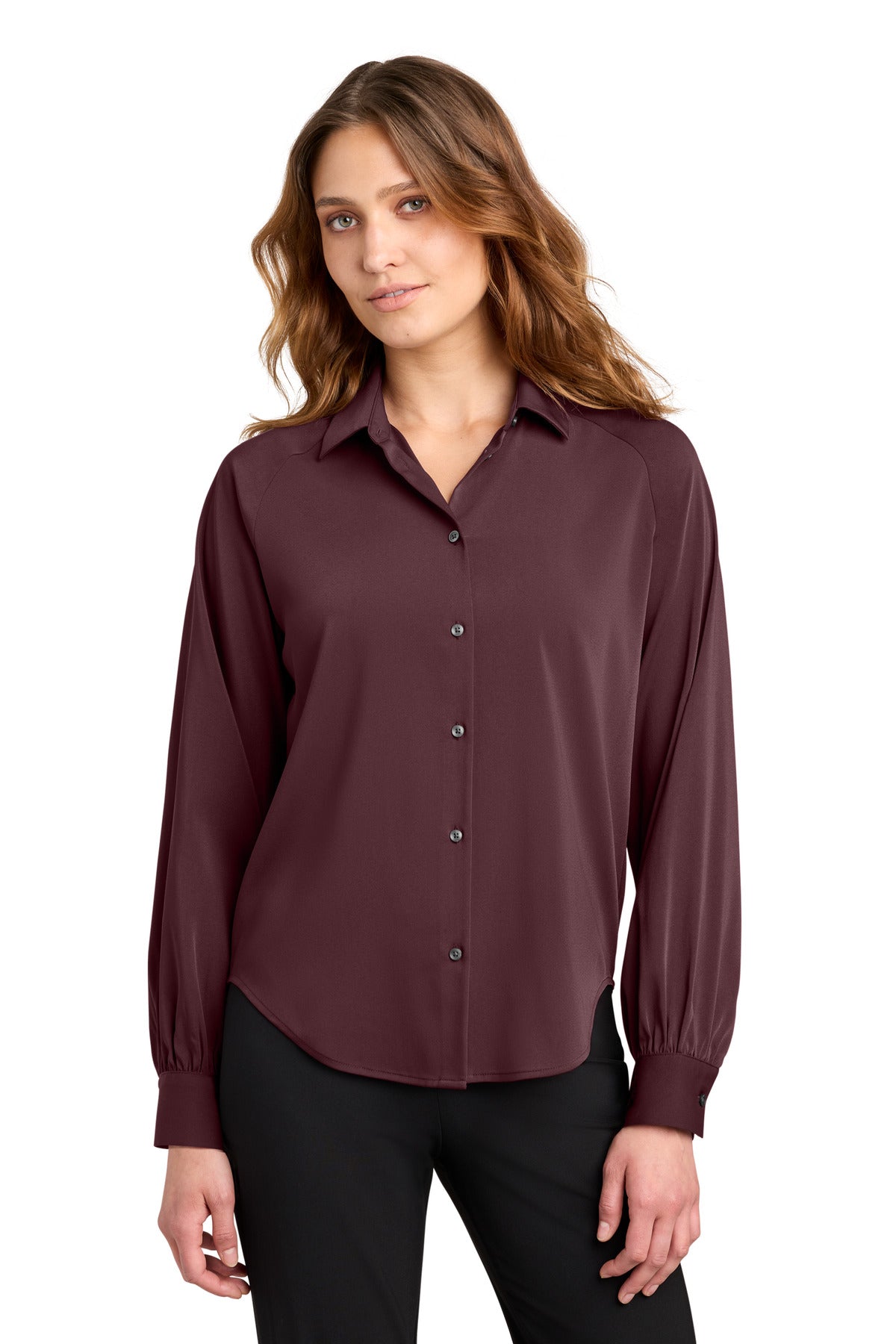 Mercer+Mettle Women's Long Sleeve Buttery Soft Blouse MM2017