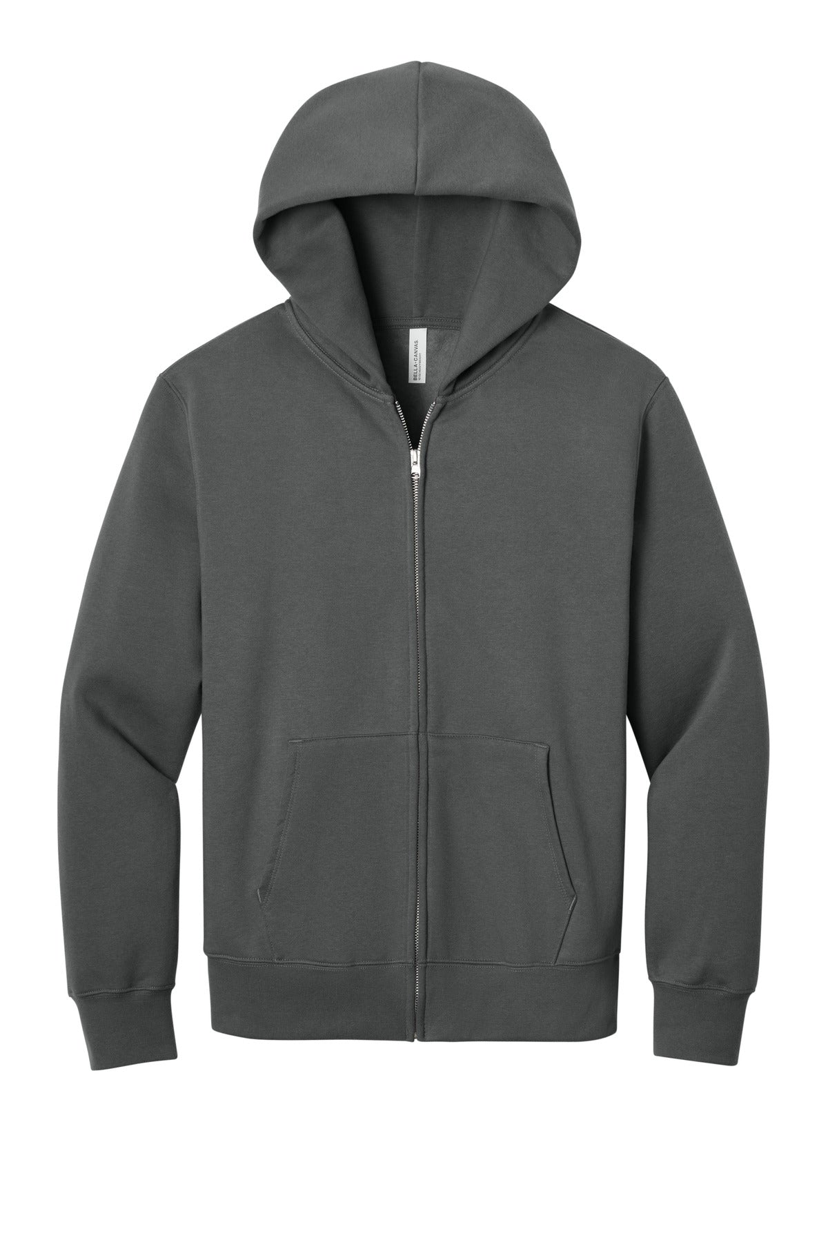 Bella + Canvas Men's 10 oz Full-Zip Hoodie Sweatshirt