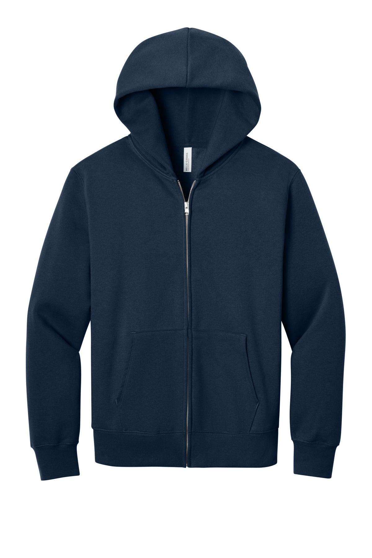 Bella + Canvas Men's 10 oz Full-Zip Hoodie Sweatshirt