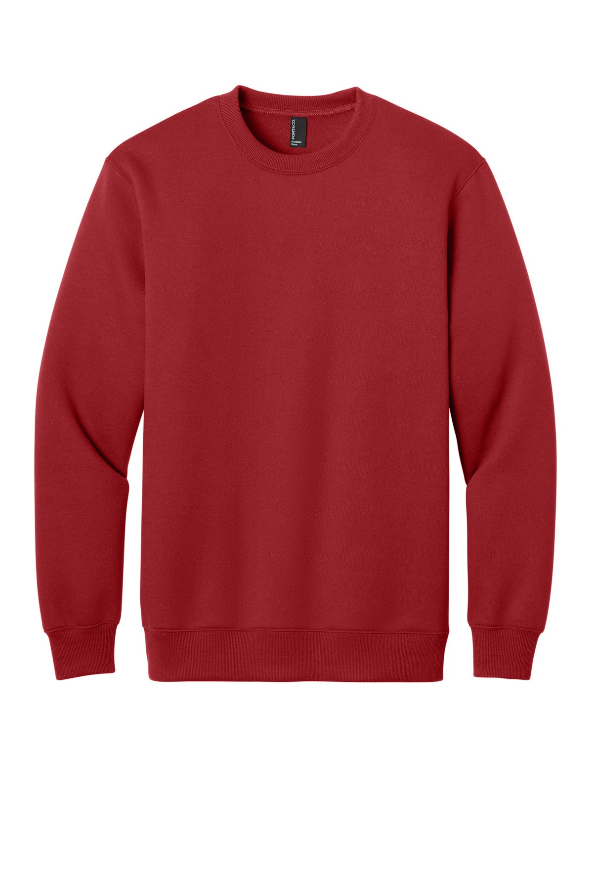 Port & Co Men's Foundation Fleece Pullover Crewneck Sweatshirt PC107
