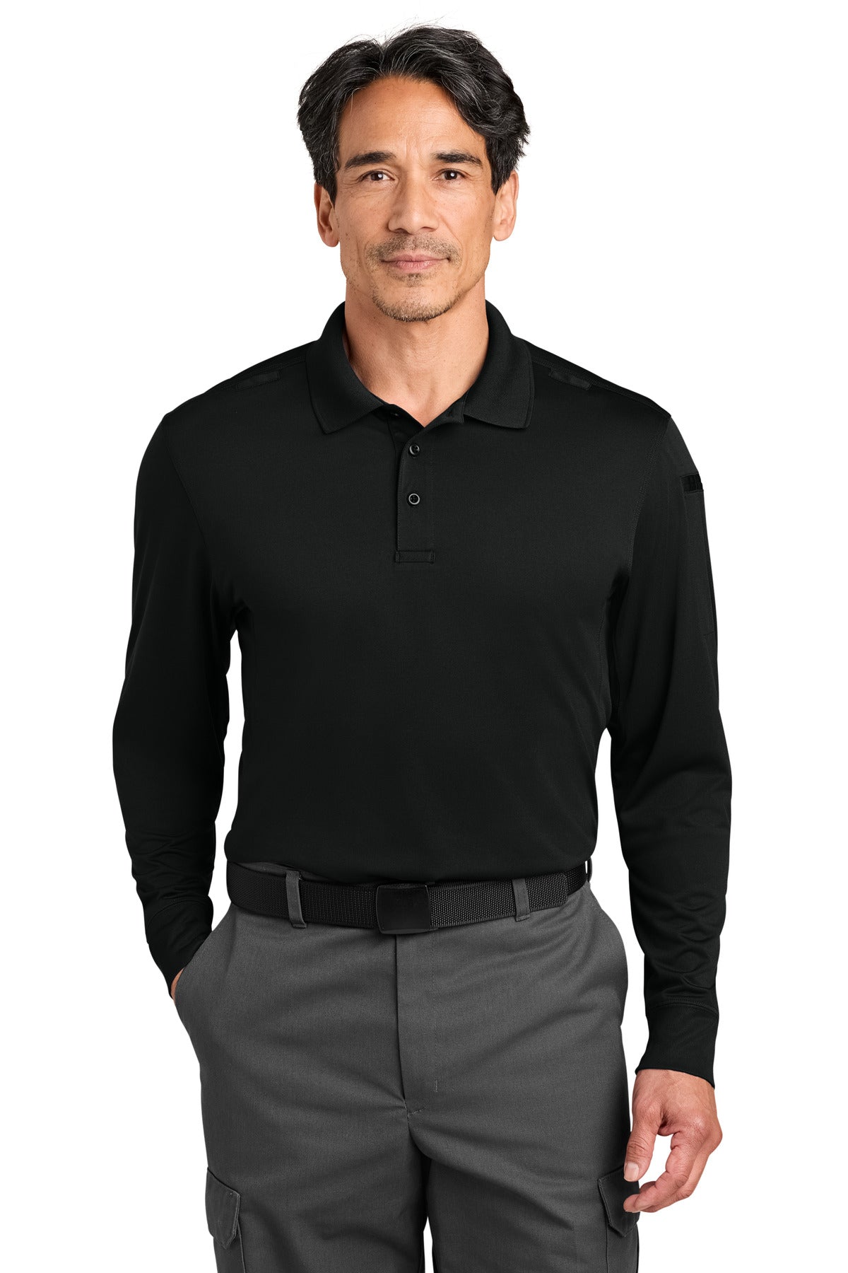 CornerStone Men's Workwear Pro Tactical Long Sleeve Polo CS452LS