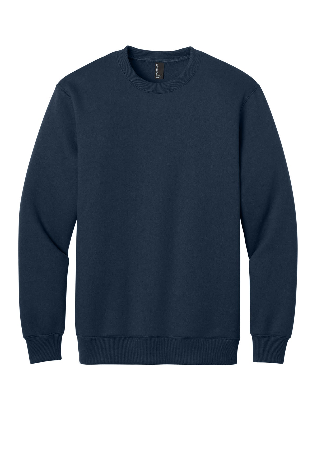 Port & Co Men's Foundation Fleece Pullover Crewneck Sweatshirt PC107