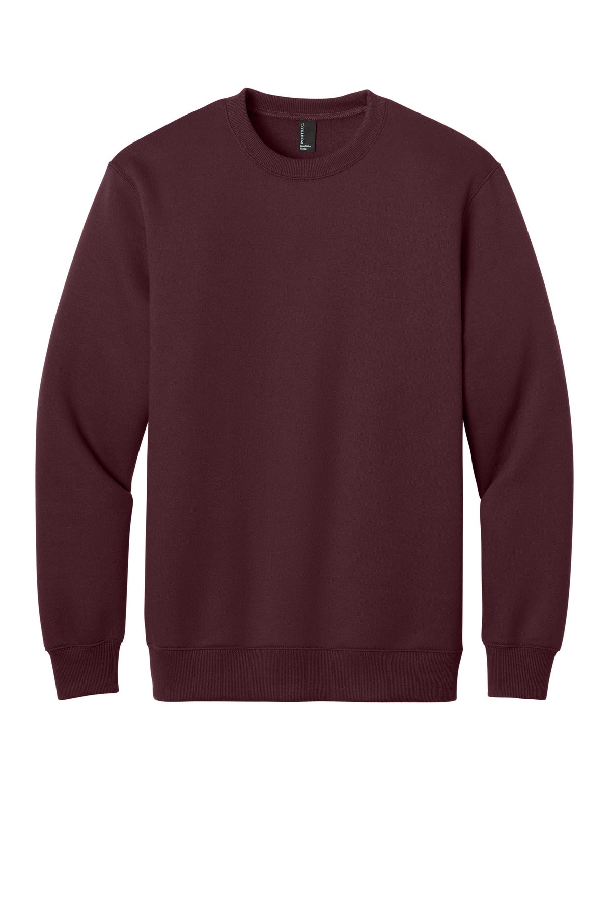 Port & Co Men's Foundation Fleece Pullover Crewneck Sweatshirt PC107