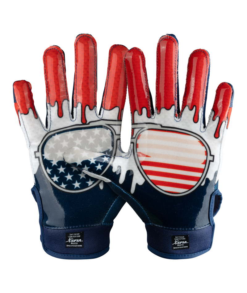 Cutters Youth Game Day Receiver Football Gloves